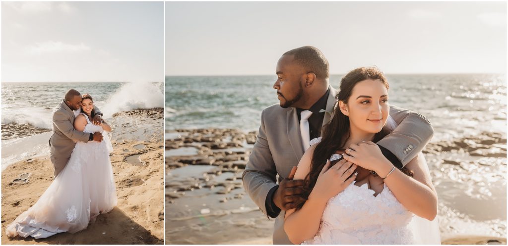Sunset Cliffs, San Diego Elopement by Dallas based Destination Wedding Photographer 