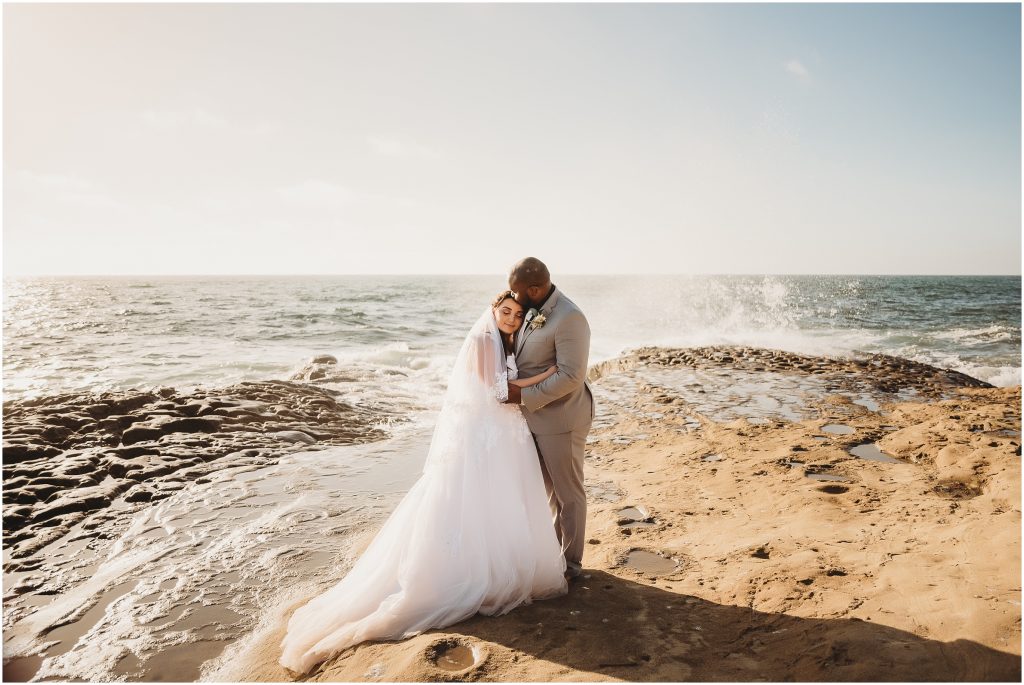Sunset Cliffs, San Diego Elopement by Dallas based Destination Wedding Photographer 
