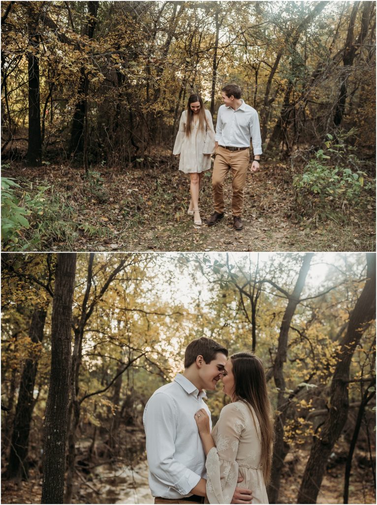 Flower Mound, Texas engagement photography at Stone Creek Park by Kyrsten Ashlay Photography