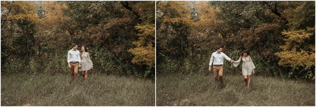 Flower Mound, Texas engagement photography at Stone Creek Park by Kyrsten Ashlay Photography