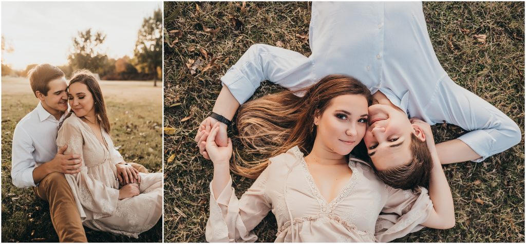 Flower Mound, Texas engagement photography at Stone Creek Park by Kyrsten Ashlay Photography