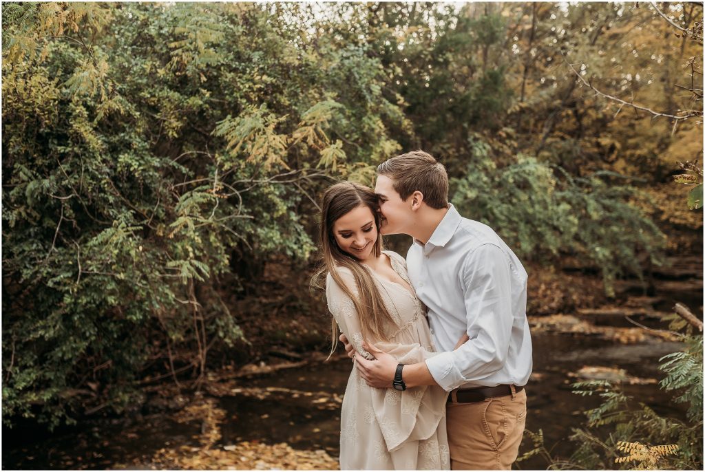 Flower Mound, Texas engagement photography at Stone Creek Park by Kyrsten Ashlay Photography