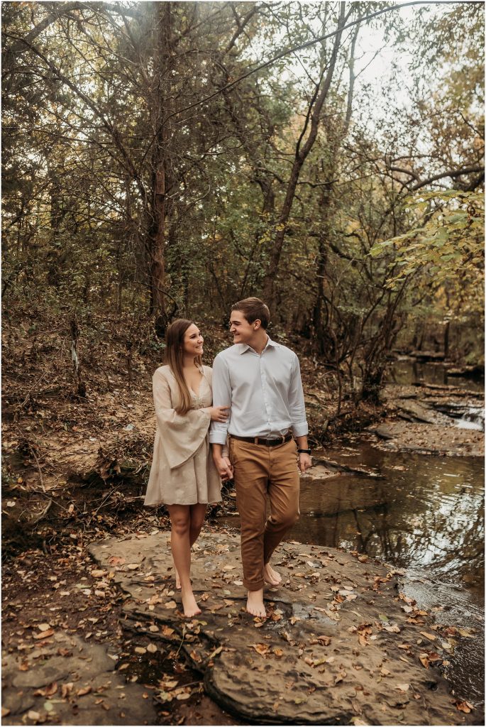 Flower Mound, Texas engagement photography at Stone Creek Park by Kyrsten Ashlay Photography