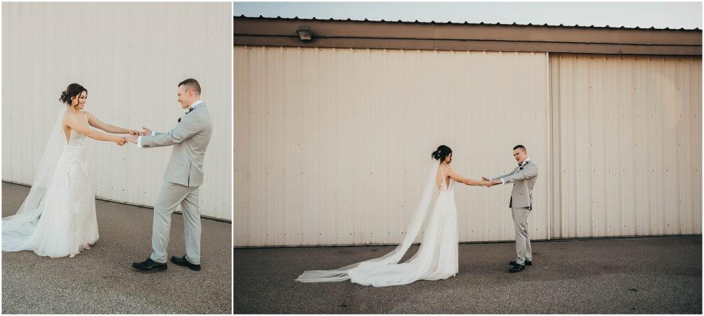 Hangar 21 Wedding in Fullerton, CA by Kyrsten Ashlay Photography