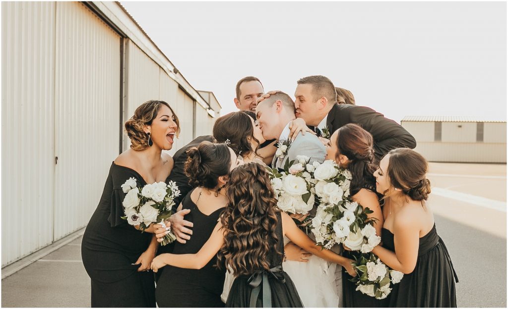 Hangar 21 Wedding in Fullerton, CA by Kyrsten Ashlay Photography