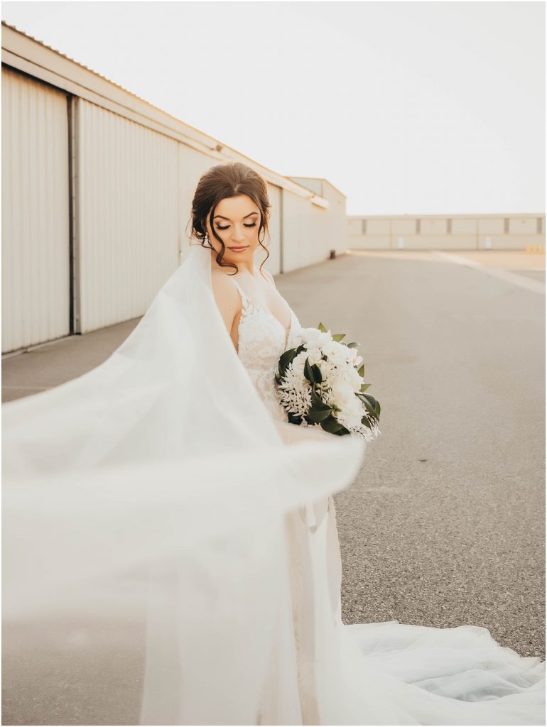 Hangar 21 Wedding in Fullerton, CA by Kyrsten Ashlay Photography