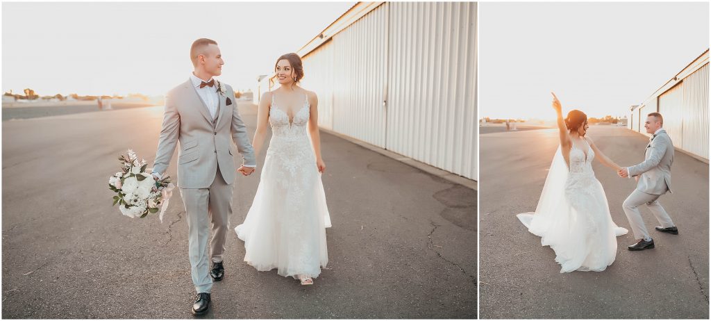 Hangar 21 Wedding in Fullerton, CA by Kyrsten Ashlay Photography