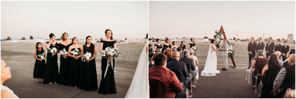Hangar 21 Wedding in Fullerton, CA by Kyrsten Ashlay Photography