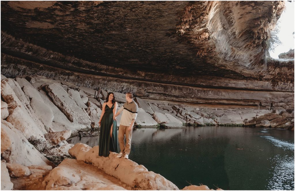 Hamilton Pool Preserve, Austin, TX Engagement Session by Kyrsten Ashlay Photography, Austin Wedding Photographer