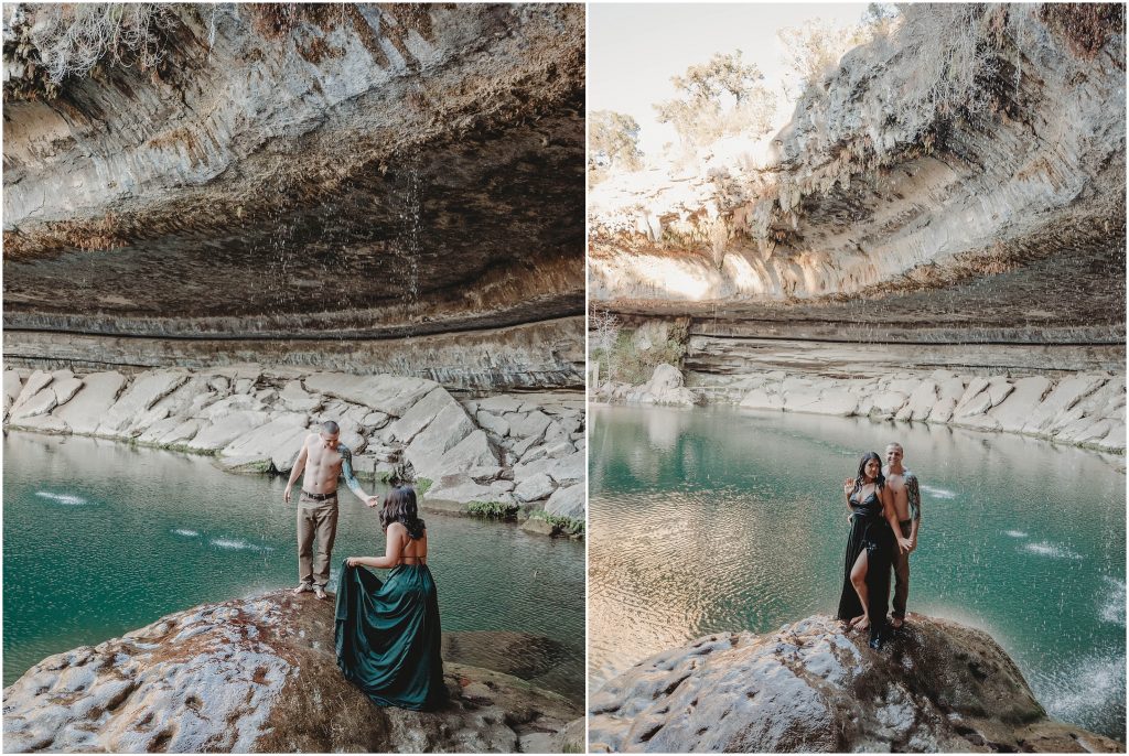 Hamilton Pool Preserve, Austin, TX Engagement Session by Kyrsten Ashlay Photography, Austin Wedding Photographer