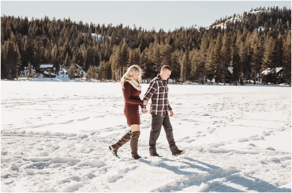 Lake Tahoe Engagement Session by Kyrsten Ashlay Photography