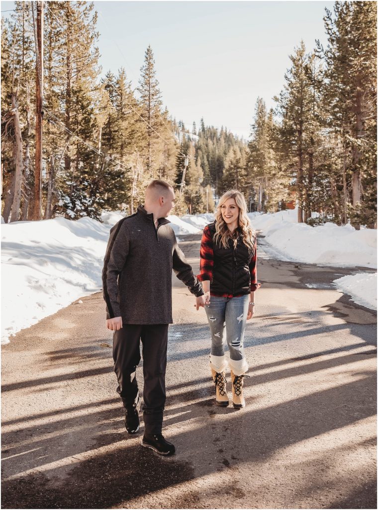 Lake Tahoe Engagement Session by Kyrsten Ashlay Photography