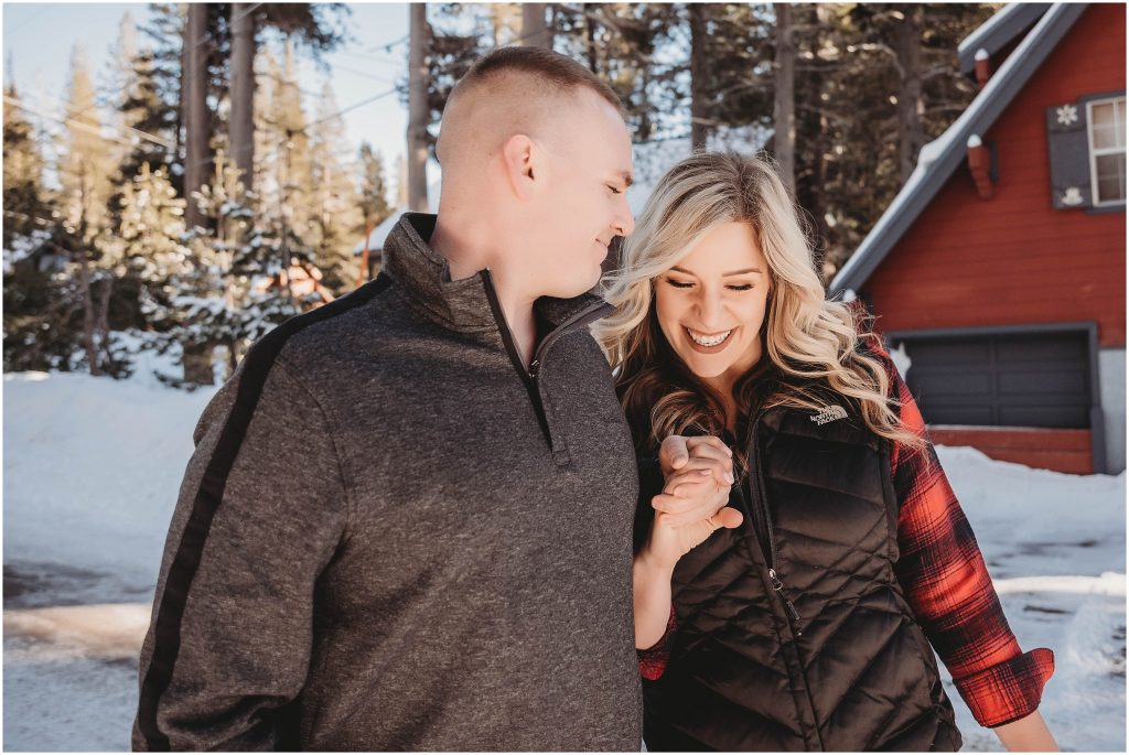 Lake Tahoe Engagement Session by Kyrsten Ashlay Photography