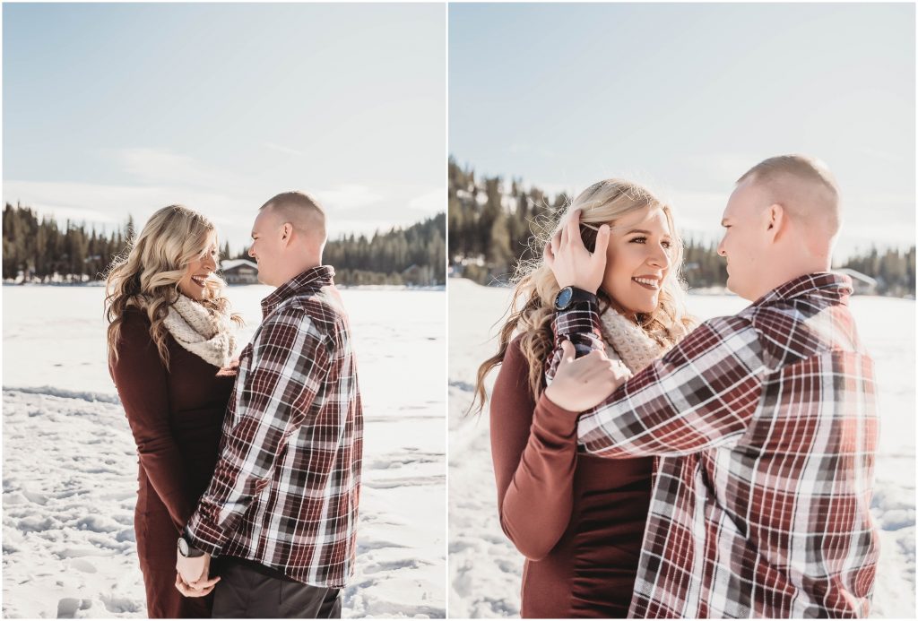 Lake Tahoe Engagement Session by Kyrsten Ashlay Photography