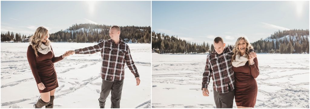 Lake Tahoe Engagement Session by Kyrsten Ashlay Photography