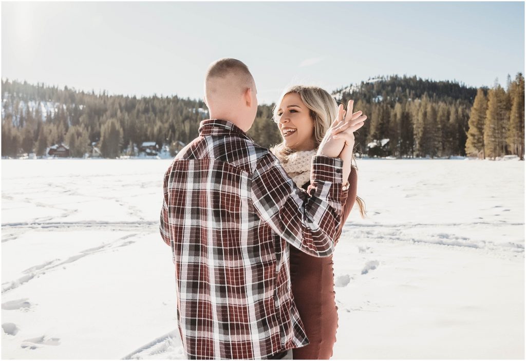Lake Tahoe Engagement Session by Kyrsten Ashlay Photography