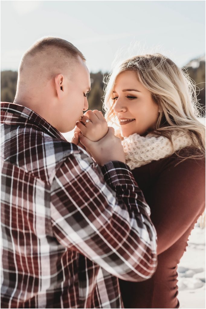 Lake Tahoe Engagement Session by Kyrsten Ashlay Photography
