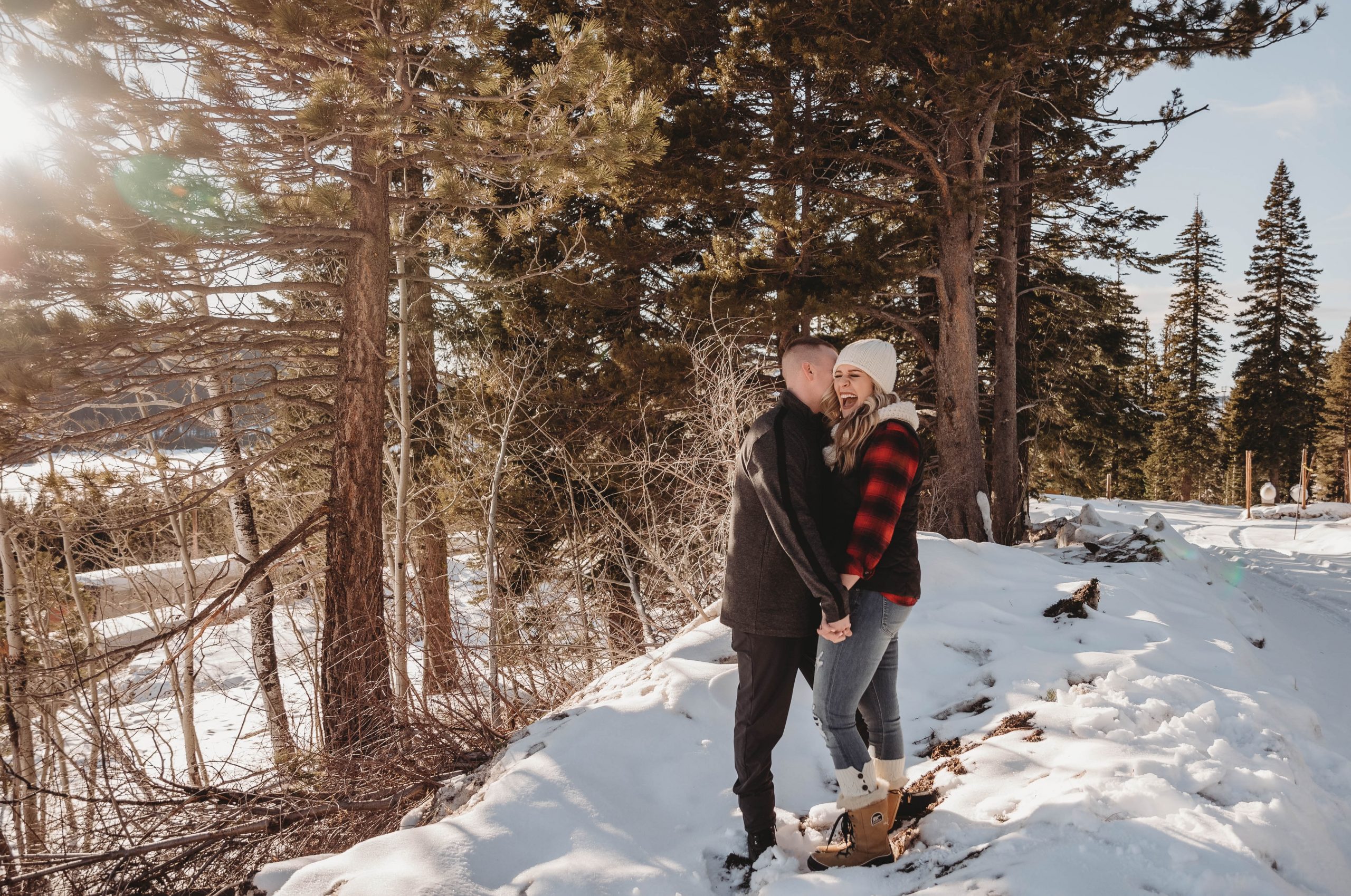 Lake Tahoe Engagement Session by Kyrsten Ashlay Photography