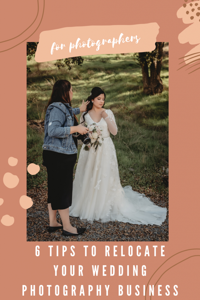 tips to relocated your wedding photography business