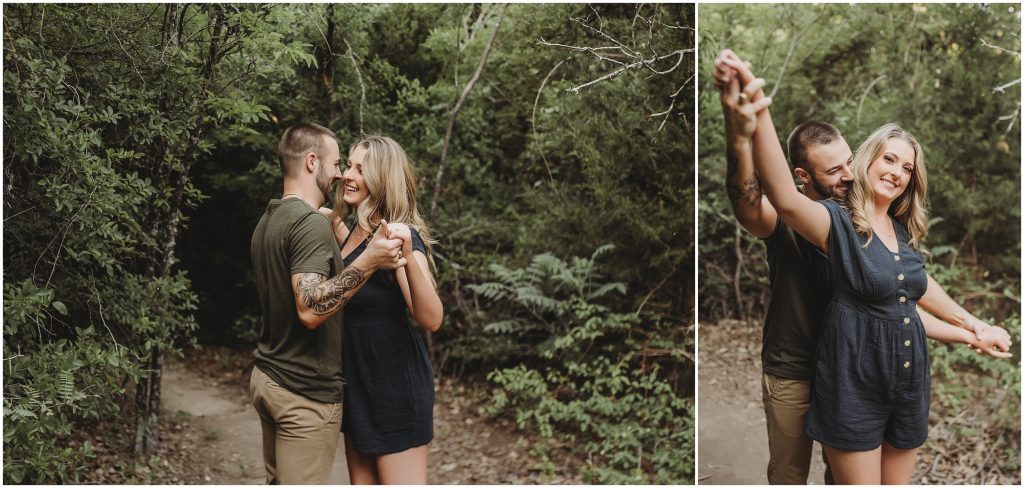 Arbor Hills Nature Preserve Engagement Session in Plano, TX by DFW Wedding Photographer Kyrsten Ashlay Photography
