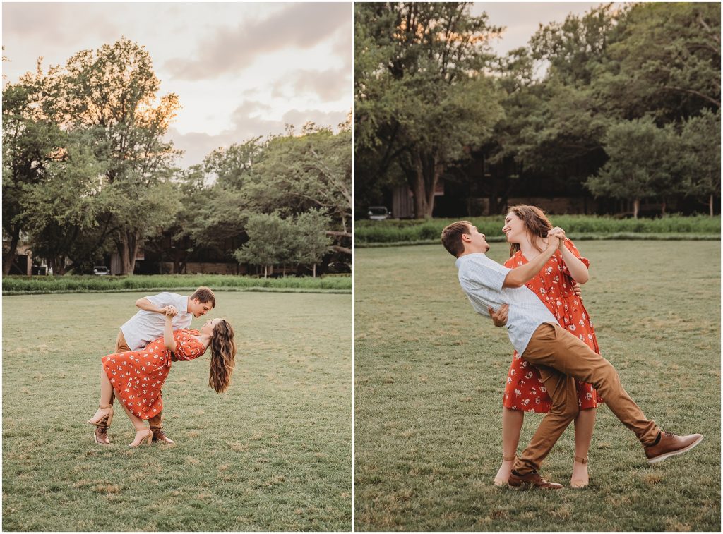 Flippen Park Engagement Session in Highland Park, Dallas, TX by Dallas Wedding Photographer Kyrsten Ashlay Photographer