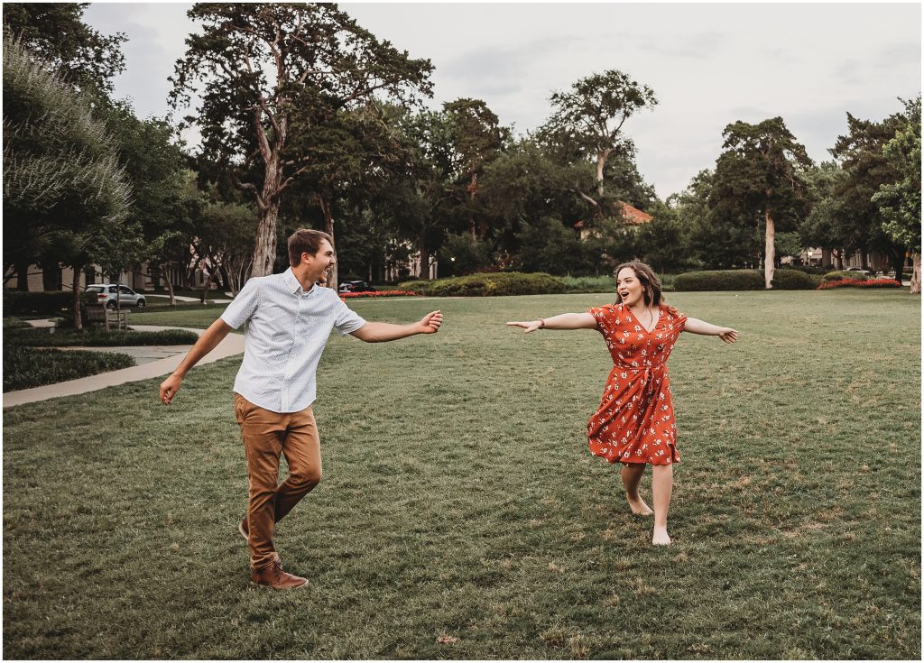 Flippen Park Engagement Session in Highland Park, Dallas, TX by Dallas Wedding Photographer Kyrsten Ashlay Photographer