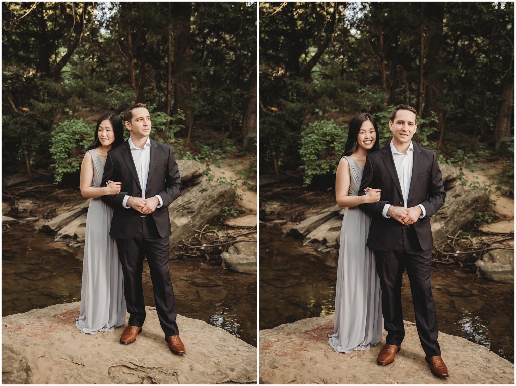 Stone Creek Park Engagement Photos by Dallas Wedding Photographer Kyrsten Ashlay Photography