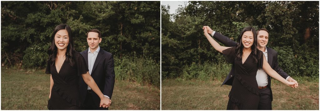 Stone Creek Park Engagement Photos by Dallas Wedding Photographer Kyrsten Ashlay Photography 