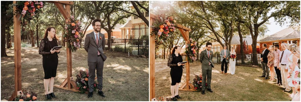 Intimate Fort Worth Backyard Wedding by Fort Worth Wedding Photographer Kyrsten Ashlay Photography 