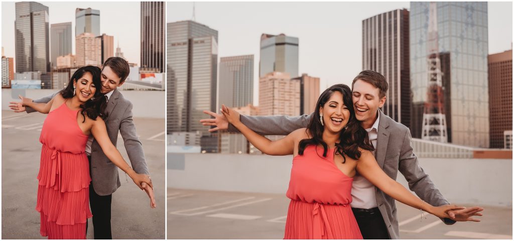 Pranther Park & Downtown Dallas Engagement Photos by Kyrsten Ashlay Photography Dallas Wedding Photographer