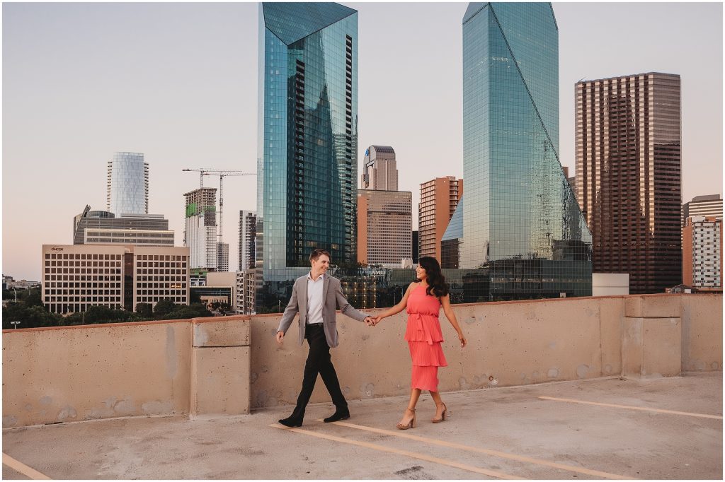 Pranther Park & Downtown Dallas Engagement Photos by Kyrsten Ashlay Photography Dallas Wedding Photographer