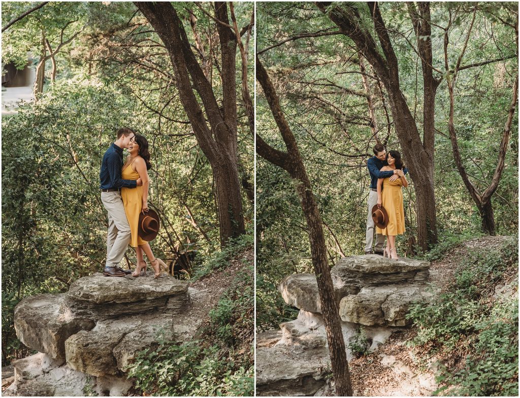 Pranther Park & Downtown Dallas Engagement Photos by Kyrsten Ashlay Photography Dallas Wedding Photographer