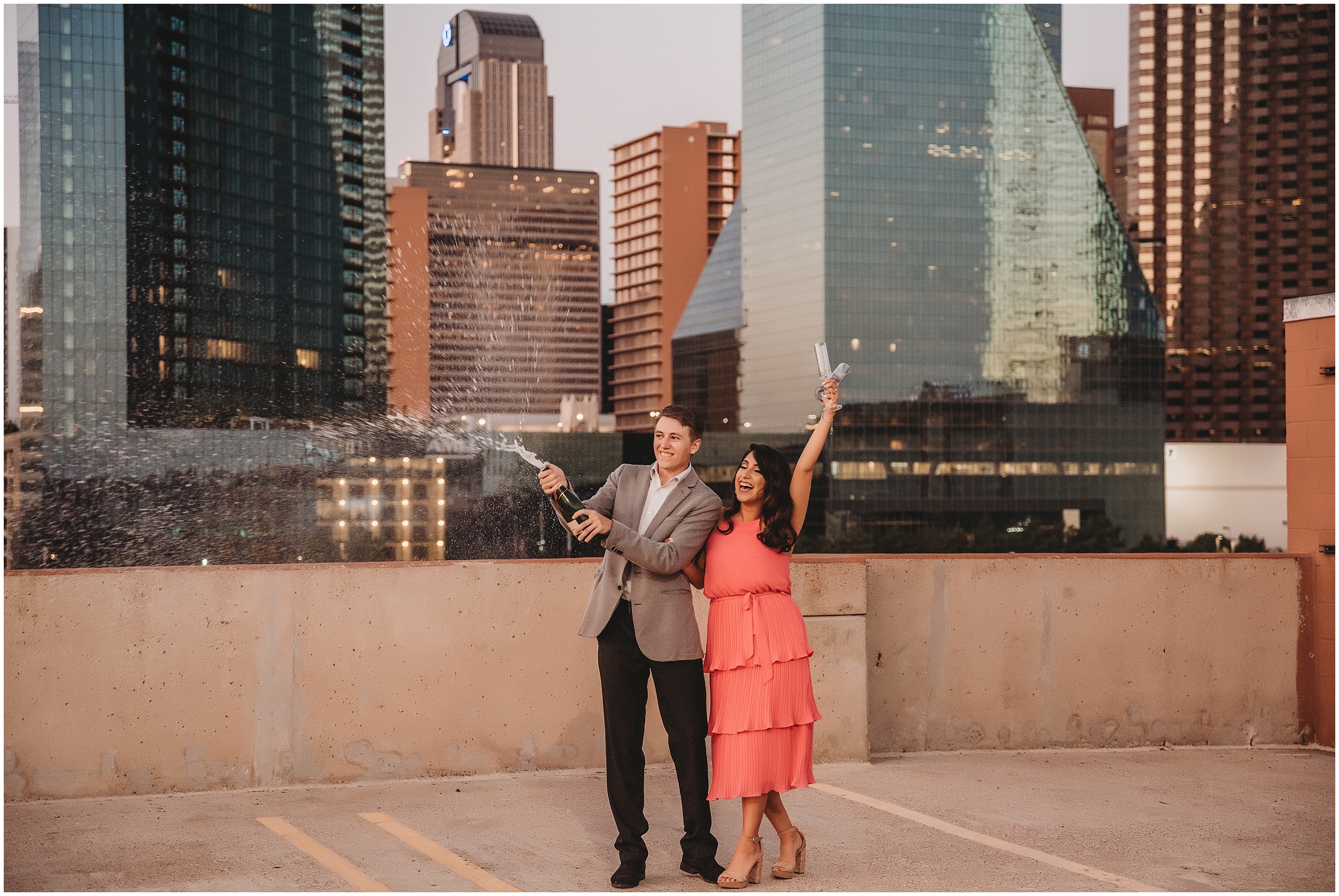 Pranther Park & Downtown Dallas Engagement Photos by Kyrsten Ashlay Photography Dallas Wedding Photographer