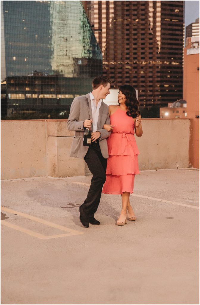 Pranther Park & Downtown Dallas Engagement Photos by Kyrsten Ashlay Photography Dallas Wedding Photographer