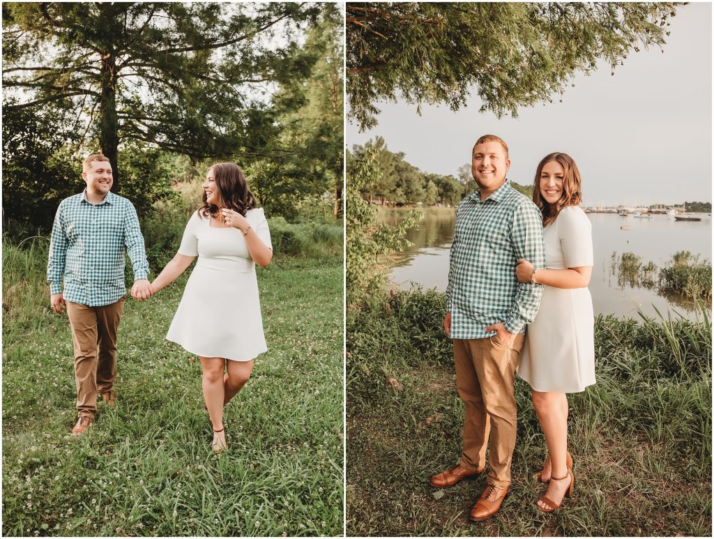 White Rock Lake Engagement Session by Dallas Wedding Photographer Kyrsten Ashlay Photography