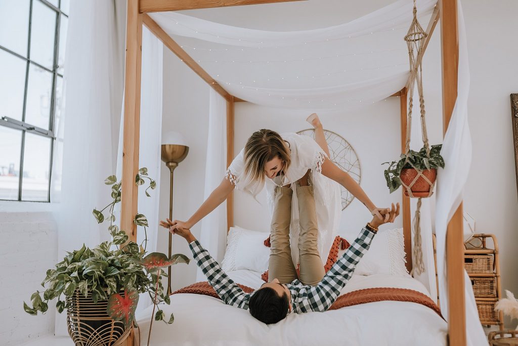 light loft Dallas engagement session