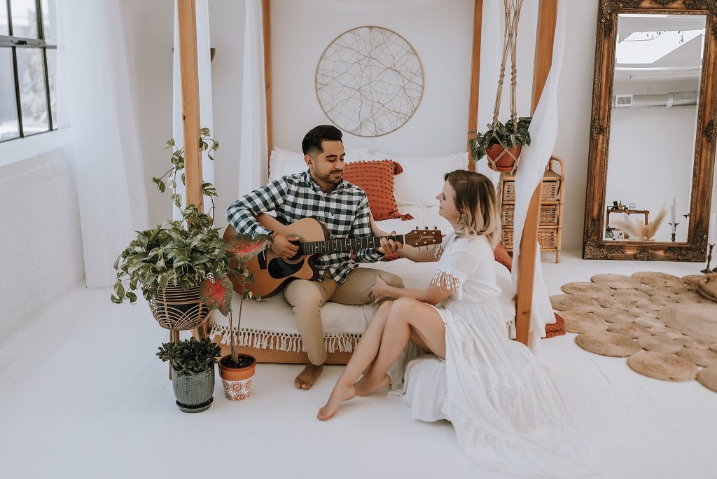 light loft Dallas engagement session