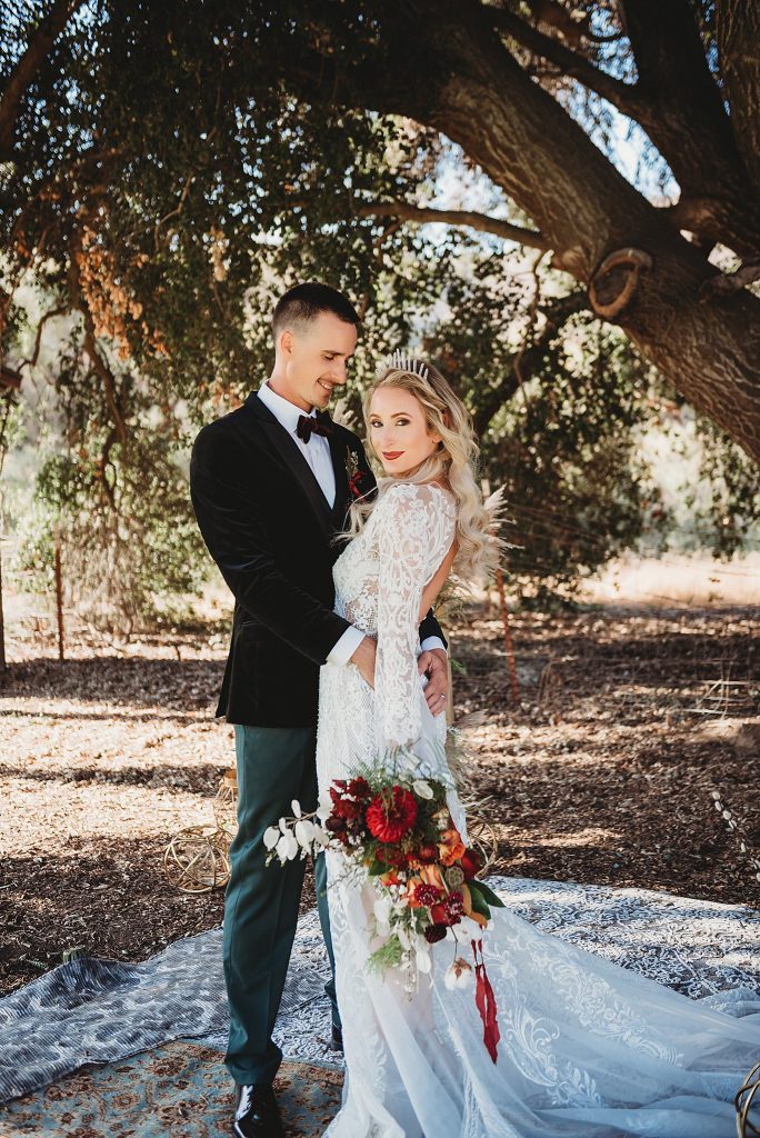 Intimate Boho Winter Elopement