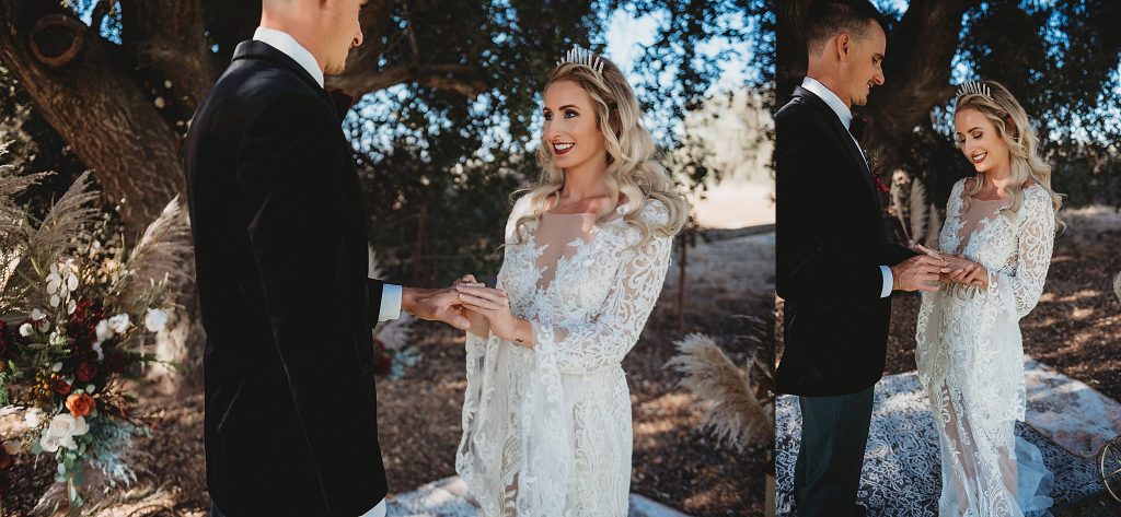 Intimate Boho Winter Elopement