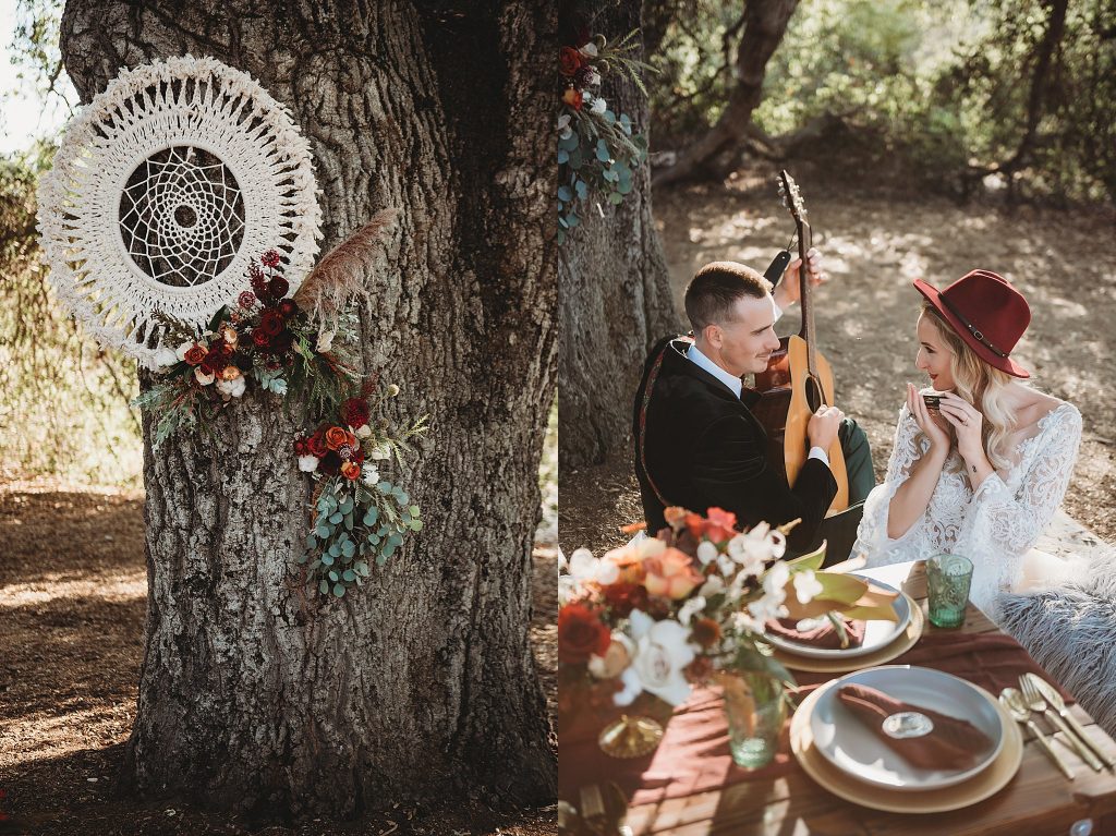 Intimate Boho Winter Elopement