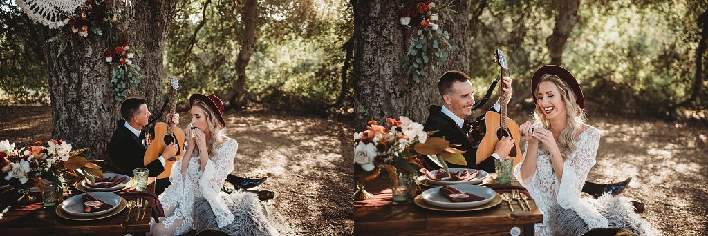 Intimate Boho Winter Elopement