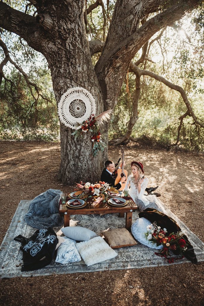 Intimate Boho Winter Elopement