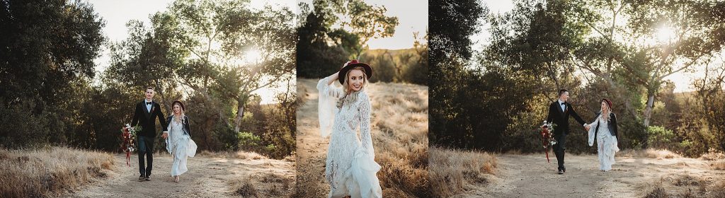 Intimate Boho Winter Elopement