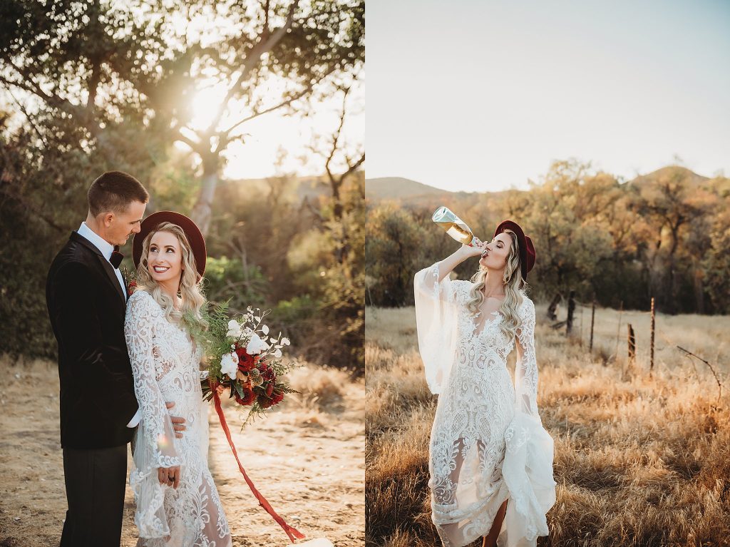 Intimate Boho Winter Elopement
