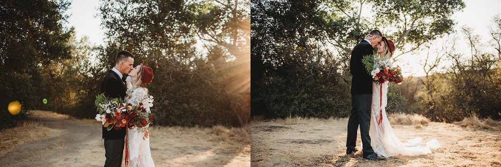 Intimate Boho Winter Elopement