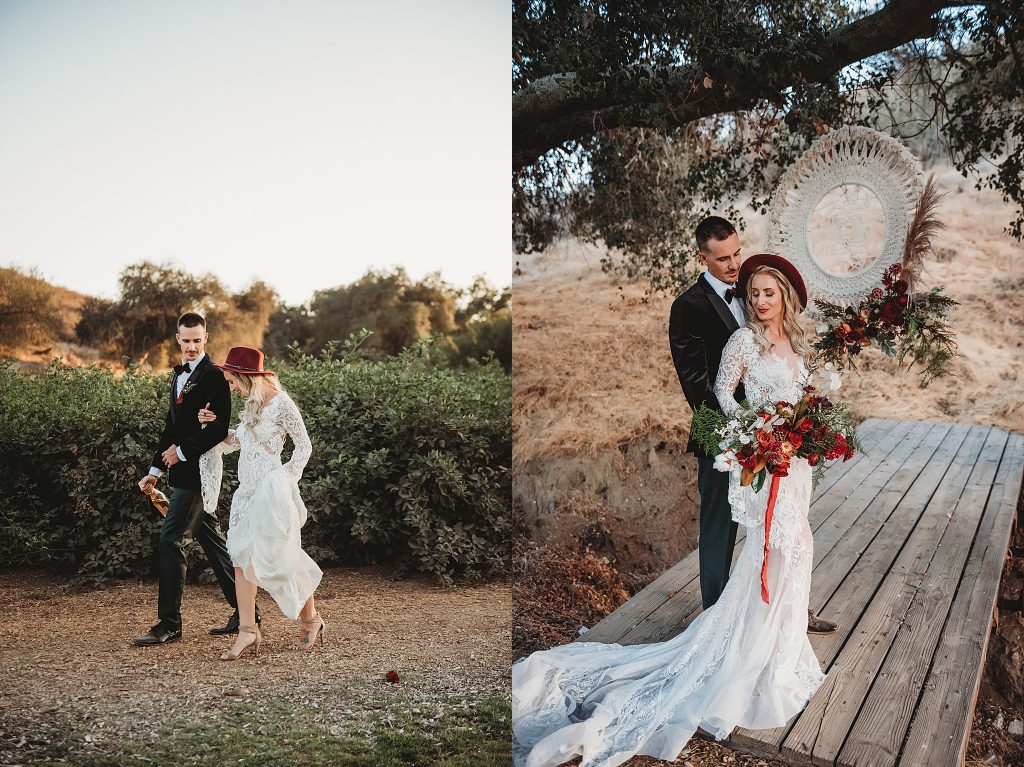 Intimate Boho Winter Elopement