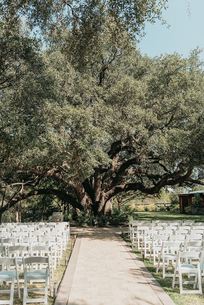 A wedding in Weatherford, Texas