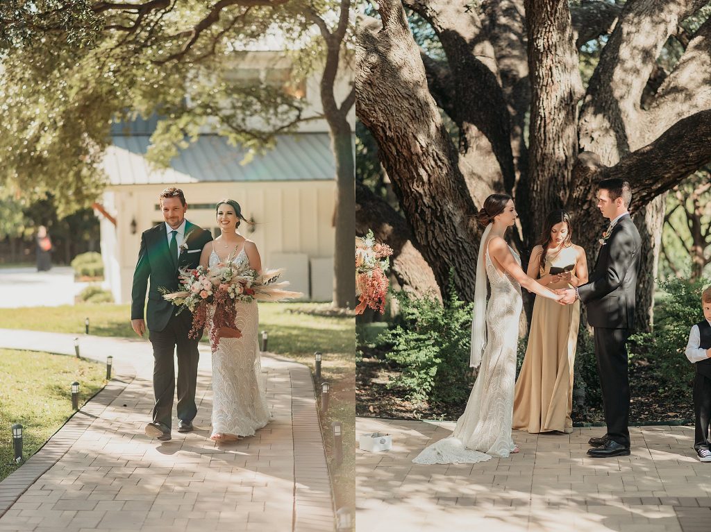A wedding in Weatherford, Texas