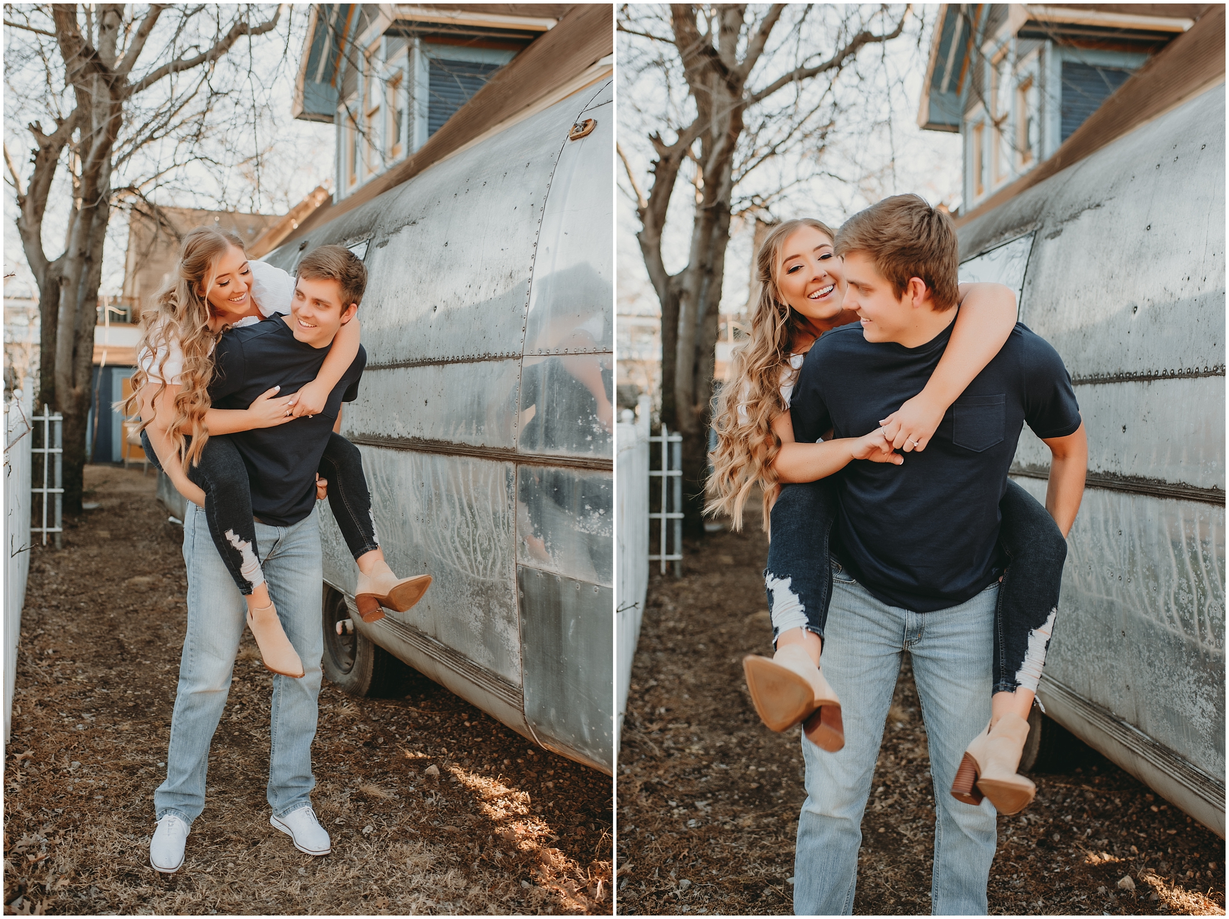 Bishop Arts District Engagement Photos by Dallas Wedding Photographer