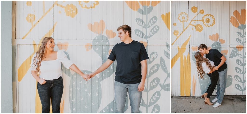 Bishop Arts District Engagement Photos by Dallas Wedding Photographer